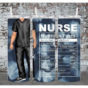 Male Nurse 20oz Skinny Tumbler Double Insulated